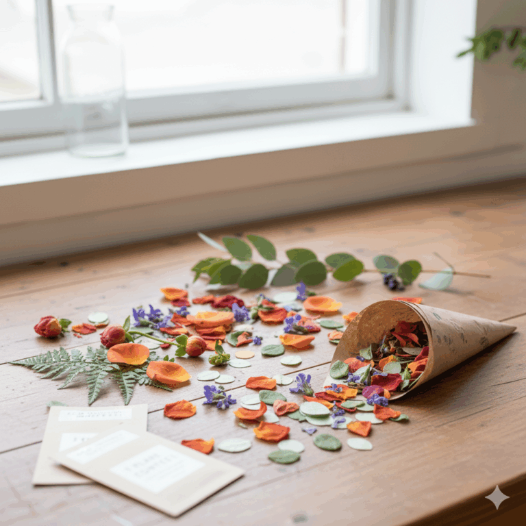 Biodegradable Wedding Confetti: Celebrate Sustainably