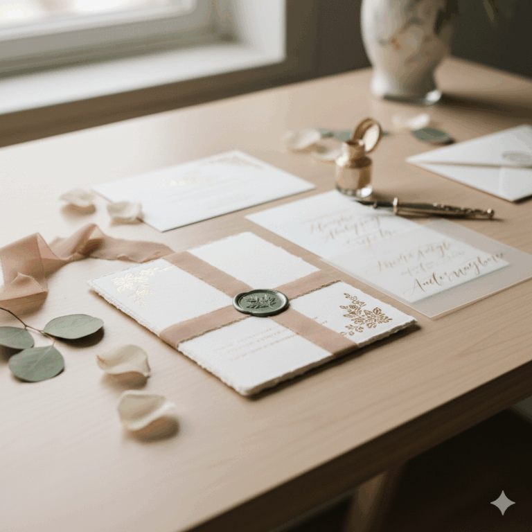 Handcrafted Wedding Invitations for a Personal Touch