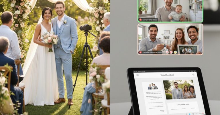 Hybrid Wedding Packages: Celebrate In-Person & Virtually